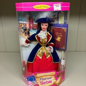 1996 Patriot Barbie Doll American Stories Series Collector Edition Mattel NIB